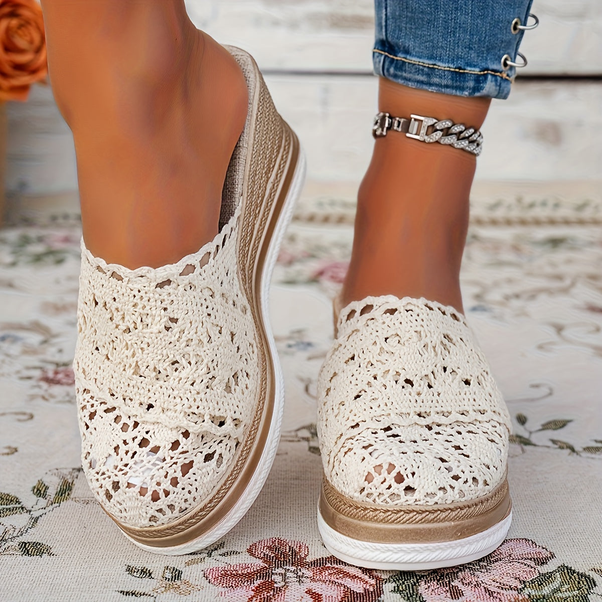 Hannah | Espadrille Wedge Sandals
