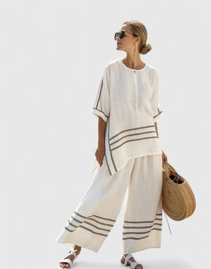 Liora | Linen Mix Oversized Two-Piece Set