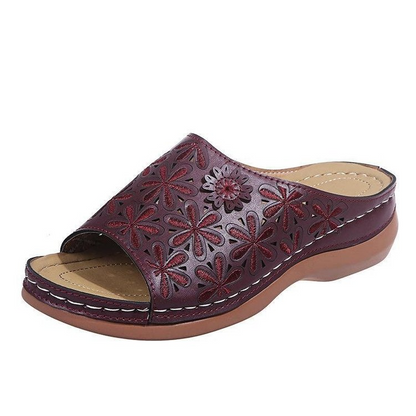 Rosenaushoes™ | Leder Orthopädische Sandalen mit Fußgewölbeunterstützung