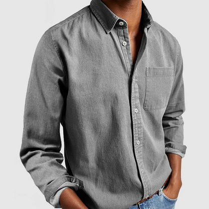 Andrew | Classic Textured Cotton Shirt