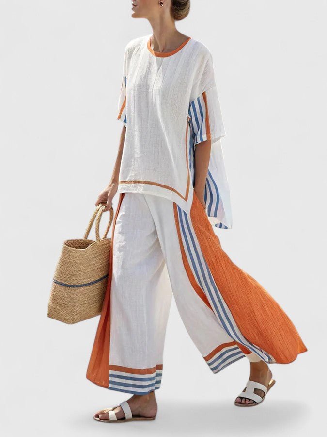 Liora | Linen Mix Oversized Two-Piece Set
