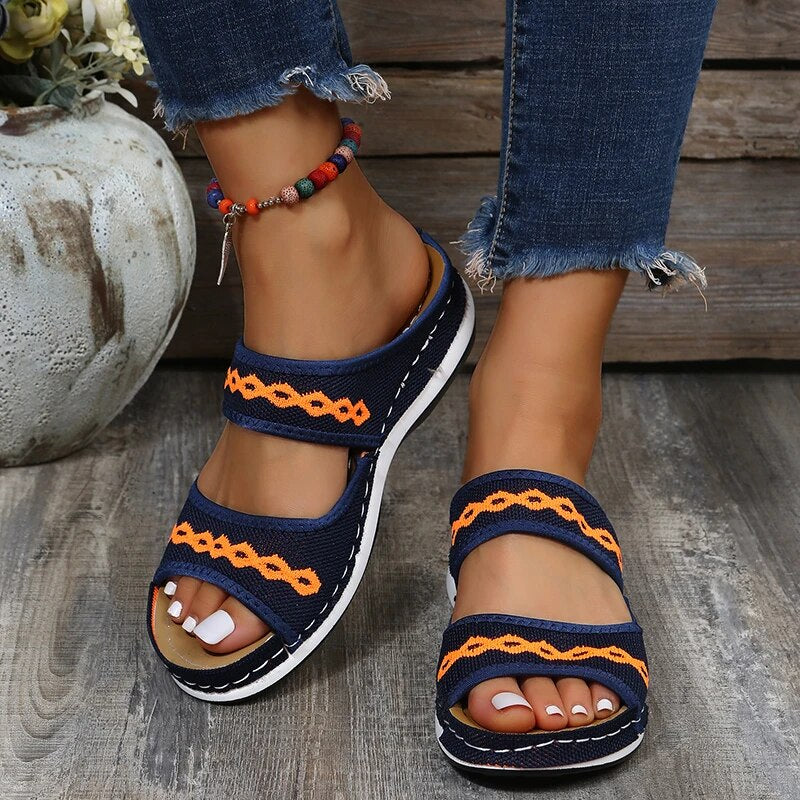 RosenauShoes™ - Orthopädische Sandalen aus Leder zur Unterstützung des Fußgewölbes