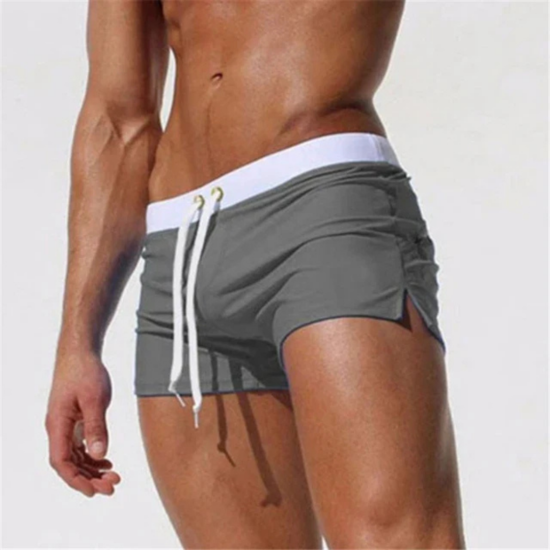 Justin | Quick-Dry Adjustable Swim Shorts
