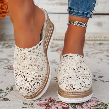 Hannah | Espadrille Wedge Sandals