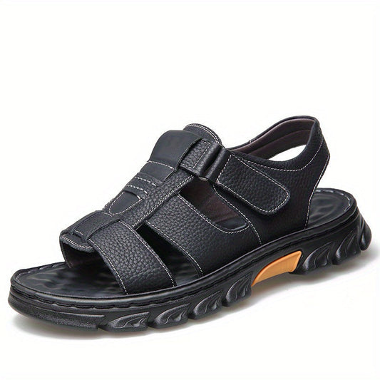 Rosenau | Herren Leder Sandalen