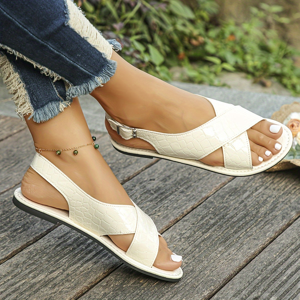 Rosenau | Orthopädische Flache Sandalen für Frauen