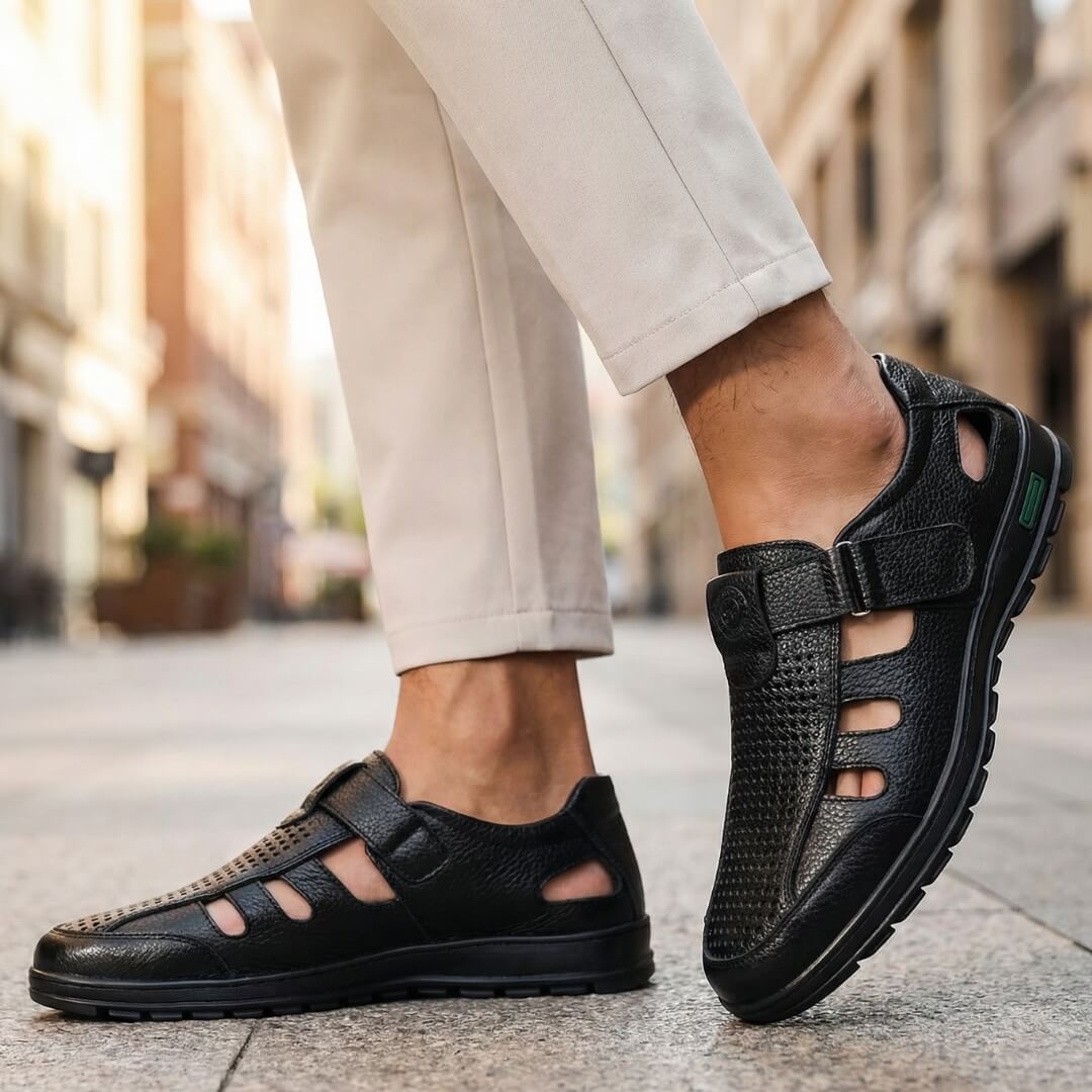 Hudson Leder Sandalen