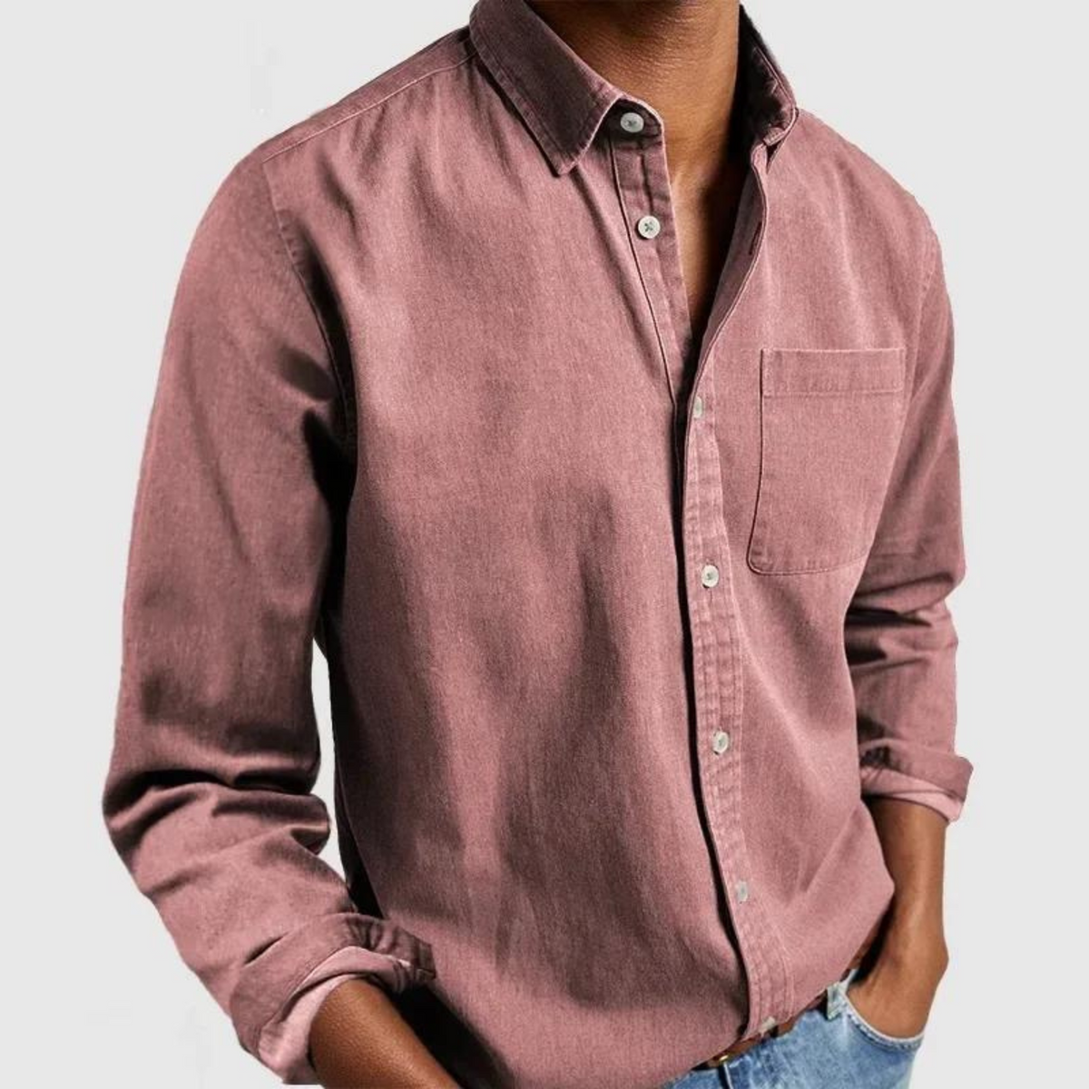 Andrew | Classic Textured Cotton Shirt