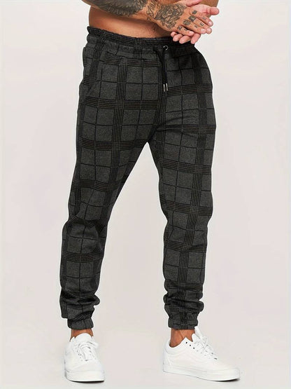 Elian | Modern Checked Jogger Pants