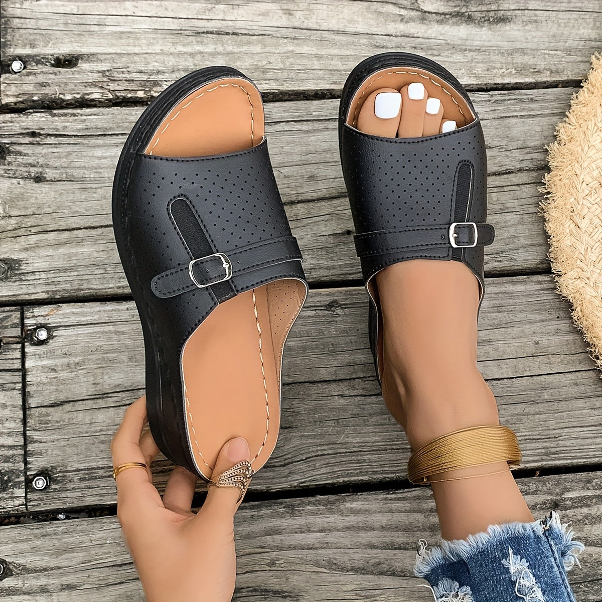 Rosenau™ | Orthopädische Wedge Sandalen