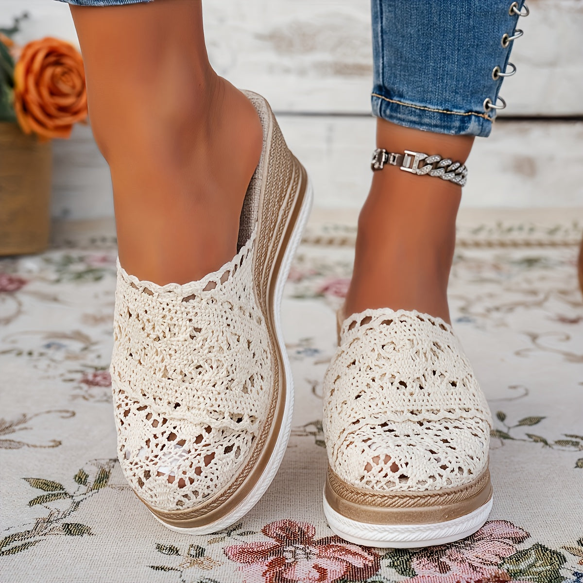 Hannah | Espadrille Wedge Sandals