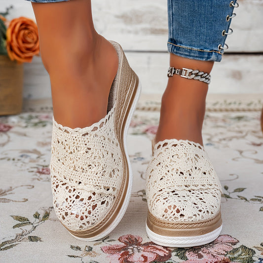 Hannah | Espadrille Wedge Sandals