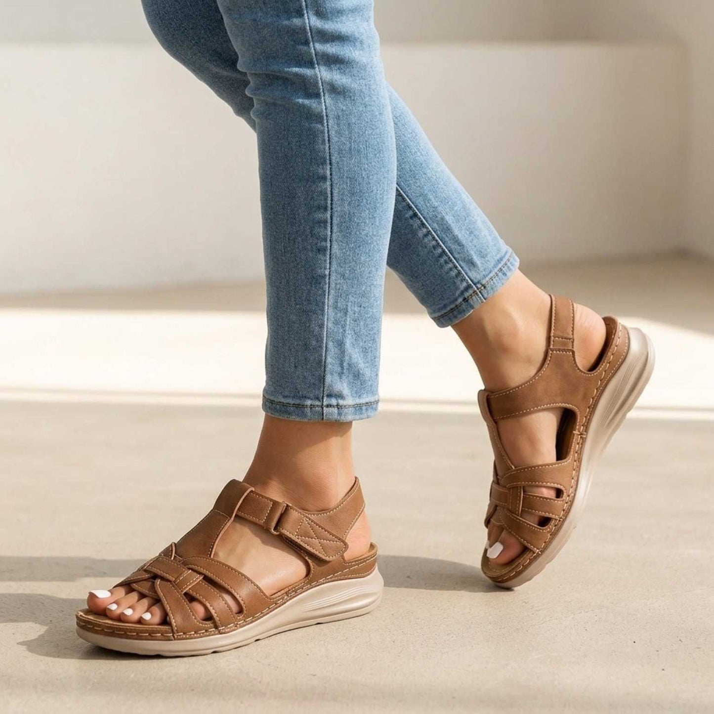 Rosenau™ | Orthopädische Leder Sandalen