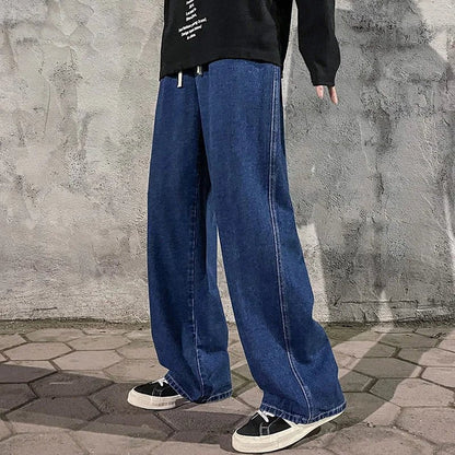 Rowan | Relaxed Wide-Leg Denim Jeans for Men