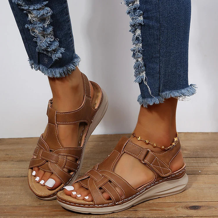 Rosenau™ | Orthopädische Leder Sandalen für Frauen
