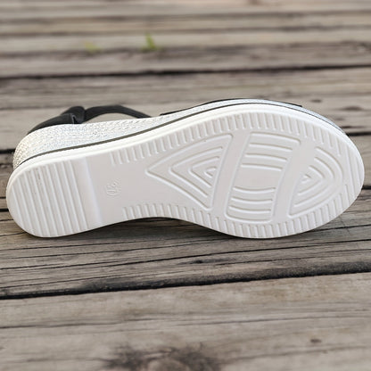 Hannah | Straps Wedge Sandals