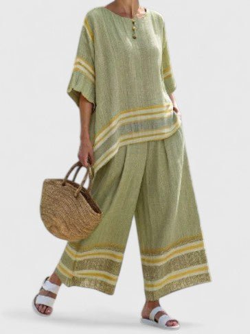 Liora | Linen Mix Oversized Two-Piece Set