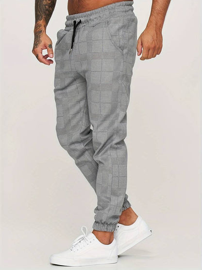 Elian | Modern Checked Jogger Pants
