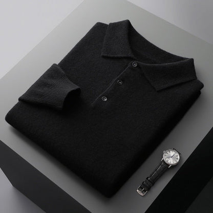 Rowan | Luxurious Cashmere Polo Shirt