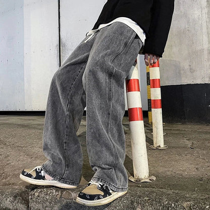 Rowan | Relaxed Wide-Leg Denim Jeans for Men