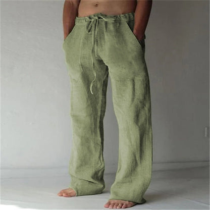 Austin | Lightweight Relaxed Linen Trousers