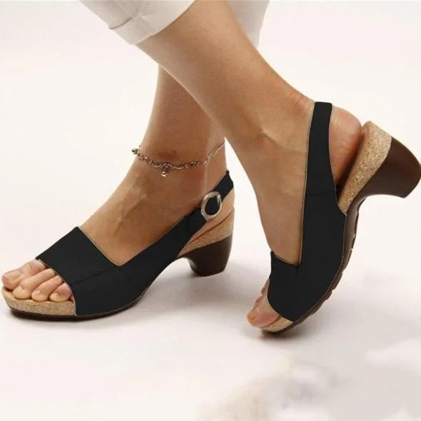 RosenauShoes | Elegante Orthopädische Absatzsandalen