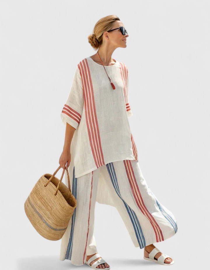 Liora | Linen Mix Oversized Two-Piece Set