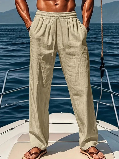 Lorenzo | Relaxed Wide-Leg Linen Trousers
