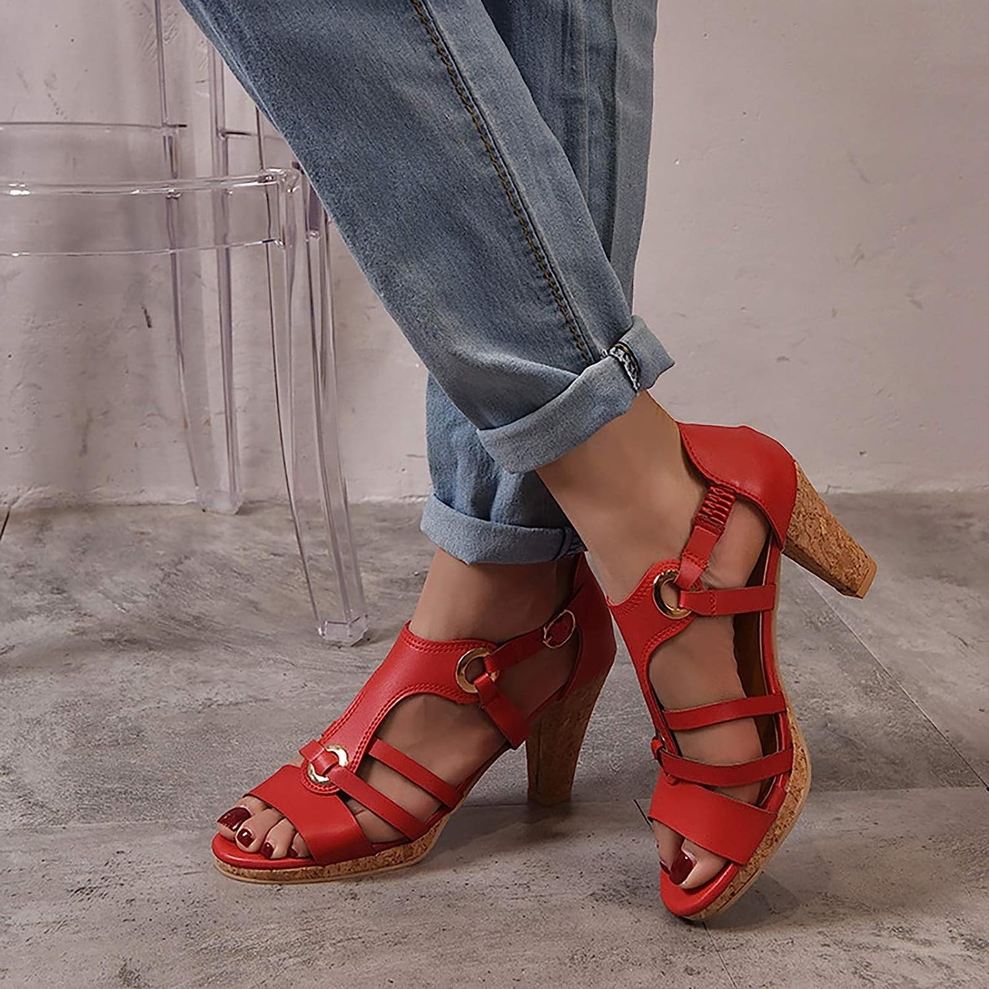 RosenauShoes™ - Orthopädische Sandalen mit Absätzen