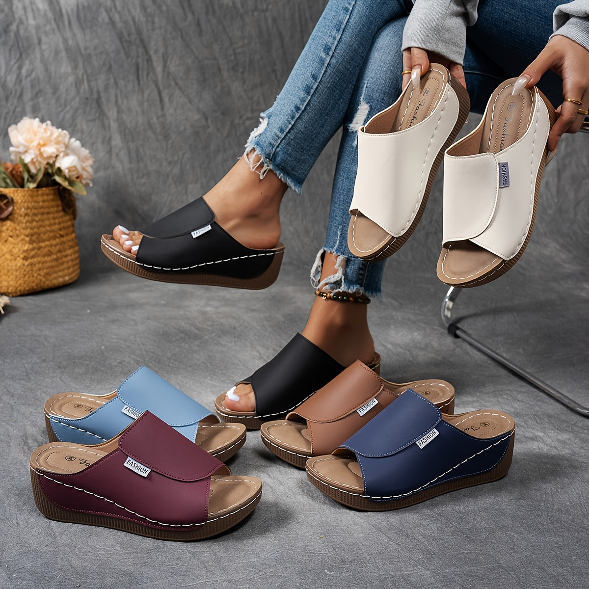 Rosenau | Orthopädische Rutschsandalen