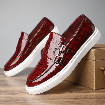 Thomas | Textured Slip-On Casual Loafers