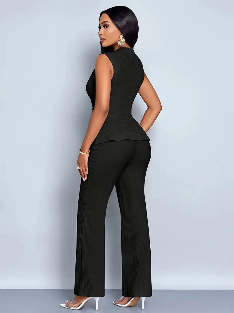 Daniela | Elegant Peplum Two-Piece Set
