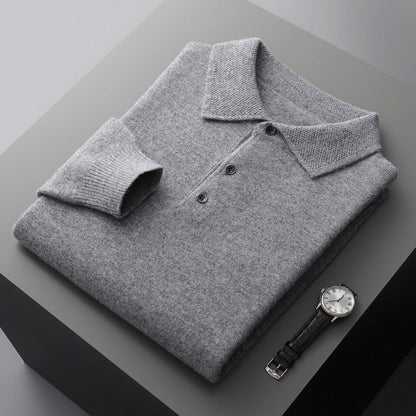 Rowan | Luxurious Cashmere Polo Shirt