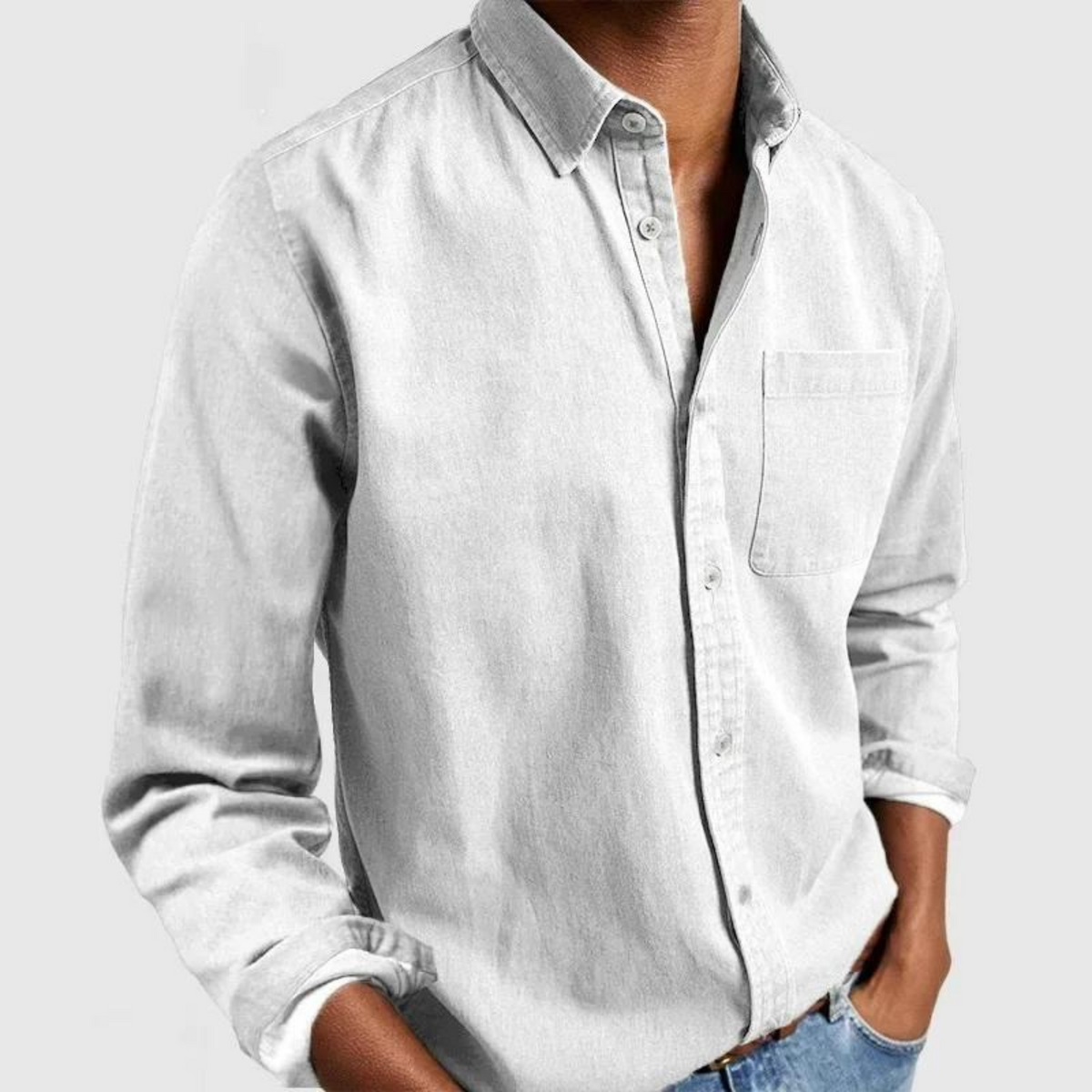 Andrew | Classic Textured Cotton Shirt