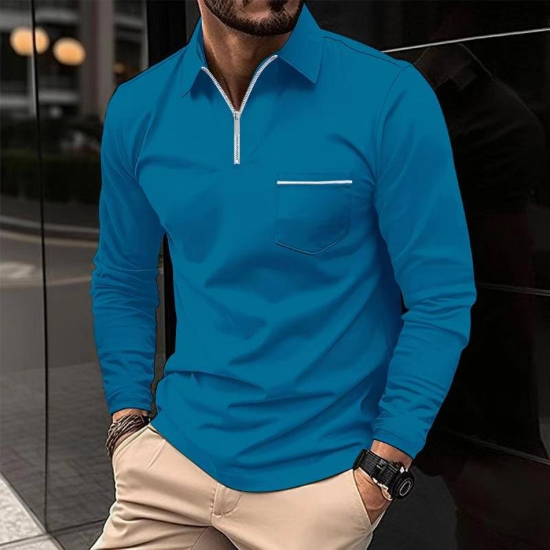 Easton | Refined Quarter-Zip Polo Shirt