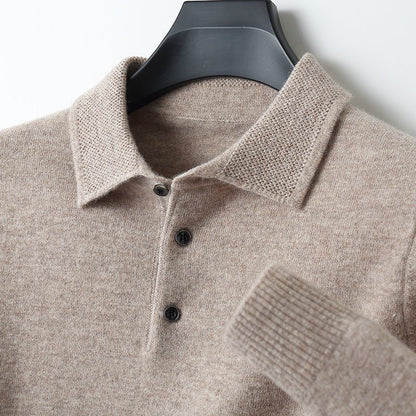 Rowan | Luxurious Cashmere Polo Shirt