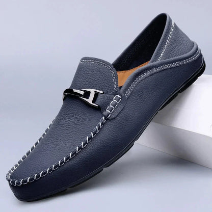 Samuel | Classic Stitch-Detail Driving Loafers