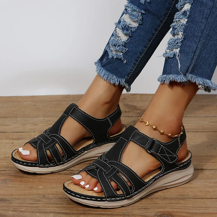 Rosenau™ | Orthopädische Leder-Sandalen im Vintage-Stil