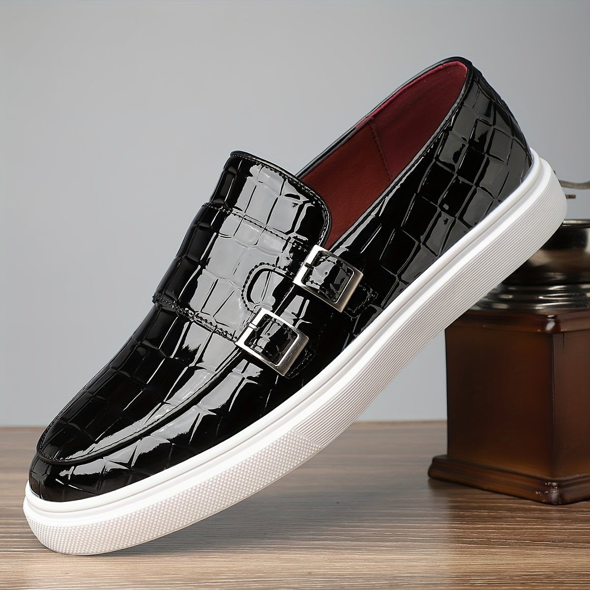 Thomas | Textured Slip-On Casual Loafers
