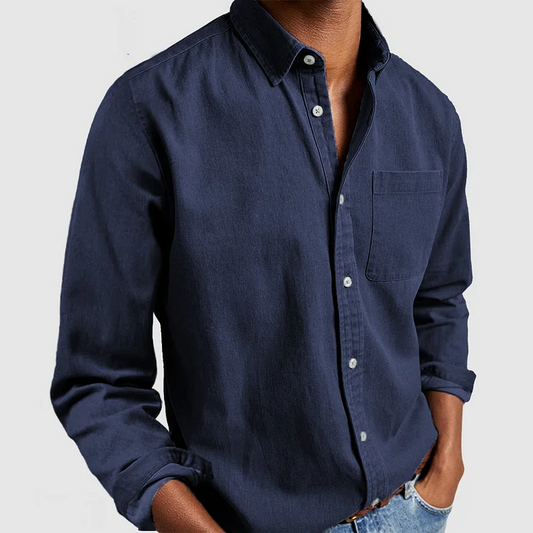 Andrew | Classic Textured Cotton Shirt