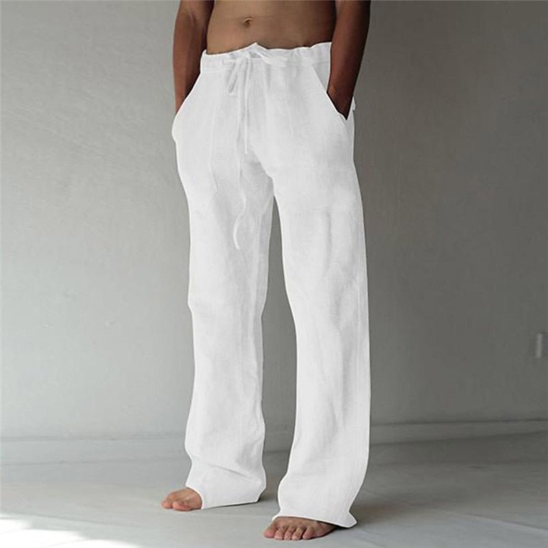 Austin | Lightweight Relaxed Linen Trousers