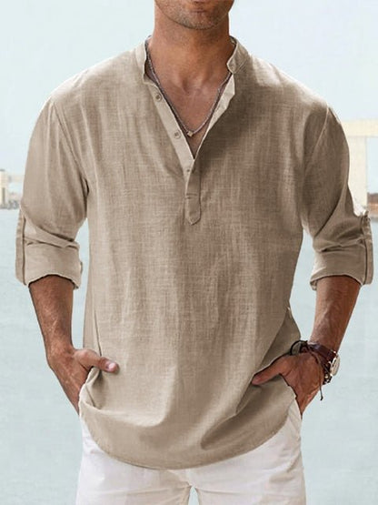 Robert | Relaxed Linen Blend Shirt