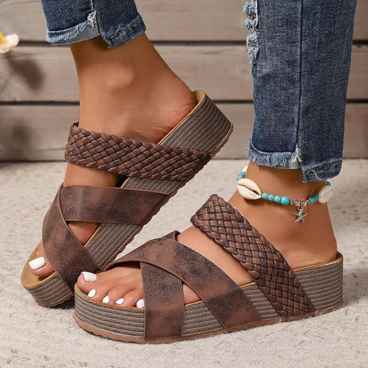 Rosenau™ | Orthopädische Leder-Sandalen mit Riemen