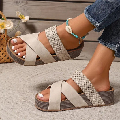 Rosenau™ | Orthopädische Leder-Sandalen mit Riemen