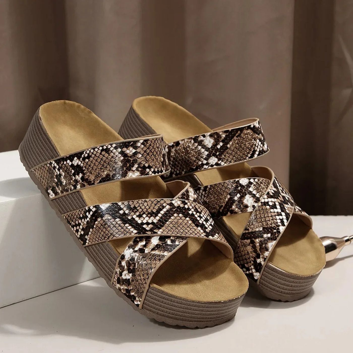 Rosenau™ | Orthopädische Leder-Sandalen mit Riemen