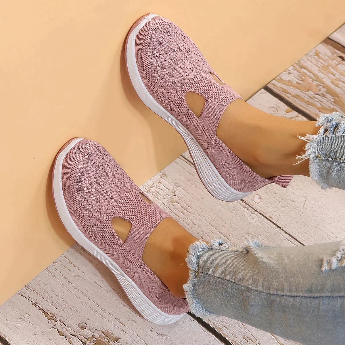 Hannah | Comfortable casual walking shoes with breathable mesh