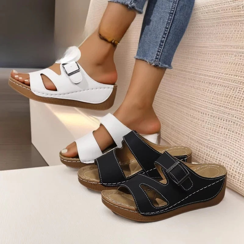 Rosenau™ | Damen Orthopädische Sandalen in Überbreite