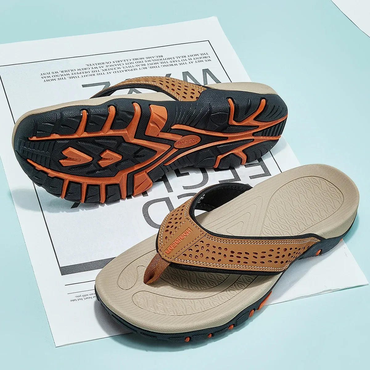Rosenau™ | Orthopädische Herren-Sportflip-Flops mit Fußgewölbeunterstützung