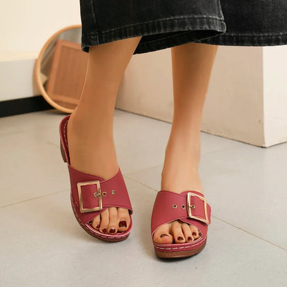 Rosenau™ | Orthopädische Schnallen-Plattform-Sandalen