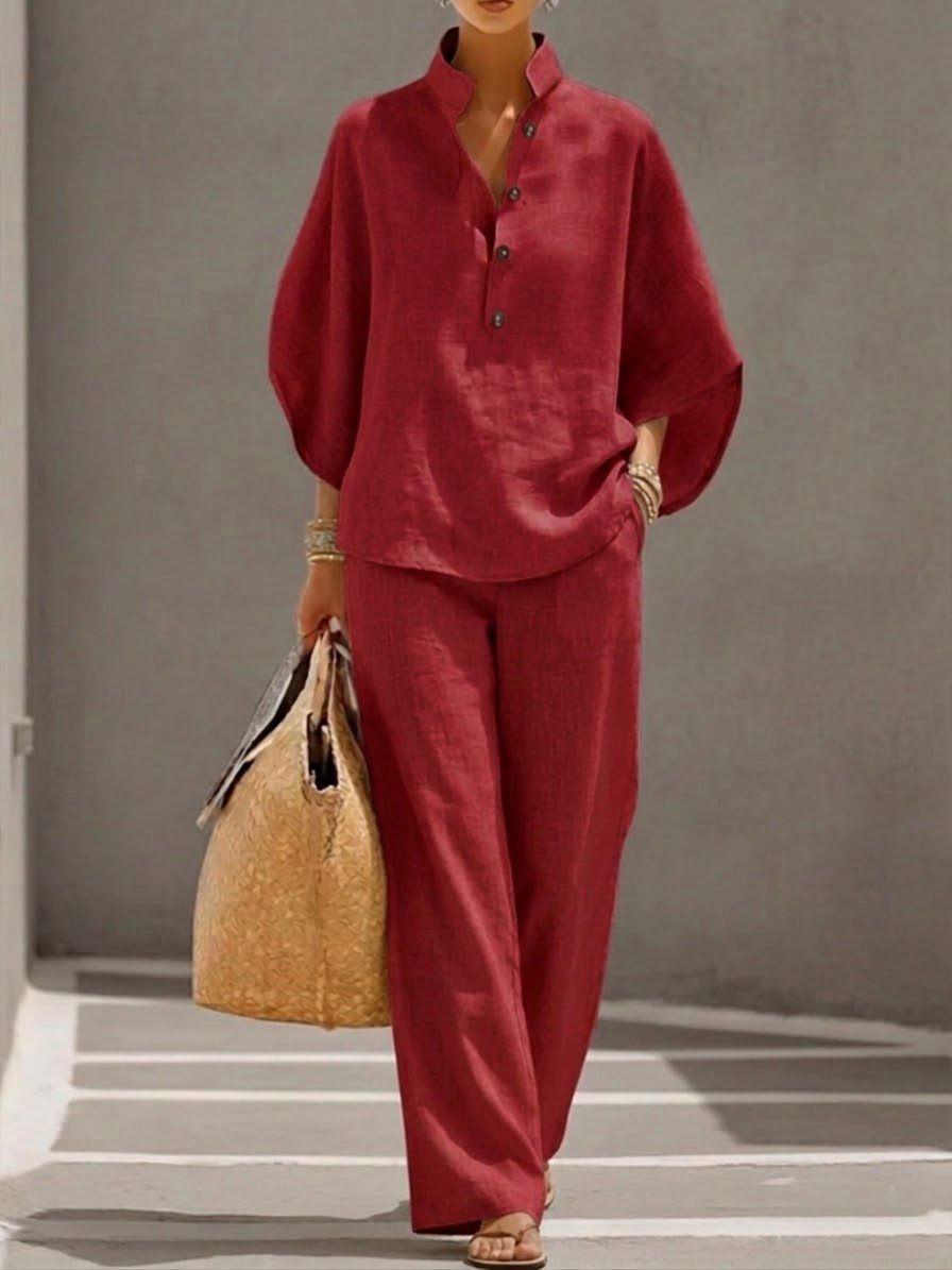 Adelina | Batwing Sleeve Two-Piece Set